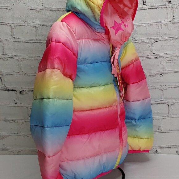 'EPIC THREADS' OMBRE 'PACKABLE PALS' WATER-RESISTANT PUFFER STYLE HOODED COAT - Picture 2 of 15